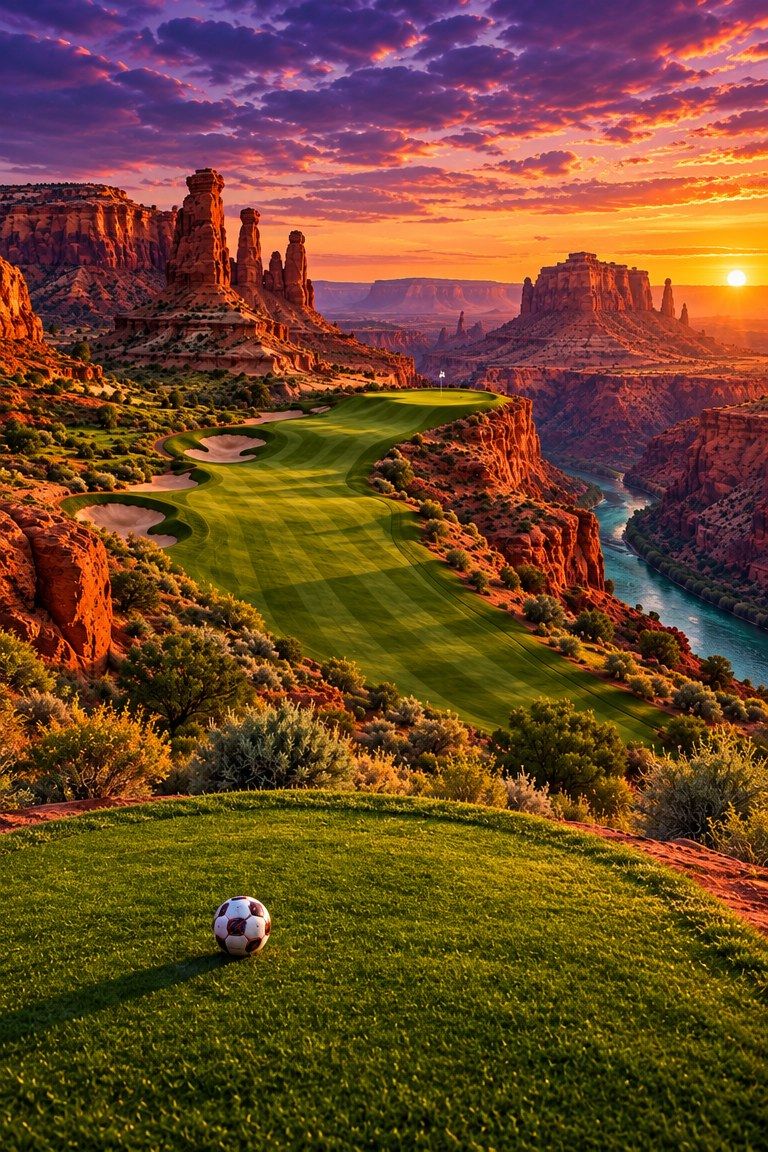Red Mesa: a red sandstone canyon